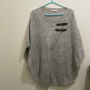 Cleo knitted cape (sz OS)